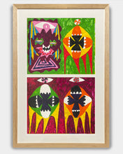 Load image into Gallery viewer, Hadesisgood crayon drawing double 1
