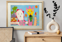 Load image into Gallery viewer, Hadesisgood crayon drawing large
